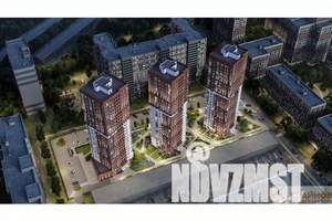 1-к квартира, строящийся дом, 38м2, 17/25 этаж