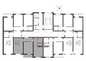 2-к квартира, вторичка, 60м2, 15/17 этаж