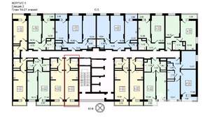 Студия квартира, строящийся дом, 27м2, 22/27 этаж