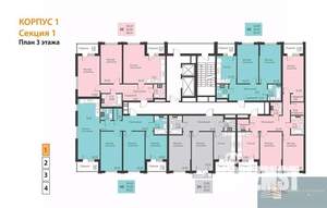 2-к квартира, вторичка, 86м2, 3/18 этаж