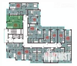 1-к квартира, сданный дом, 37м2, 9/17 этаж