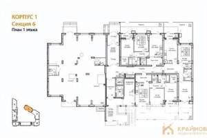 2-к квартира, вторичка, 78м2, 1/13 этаж