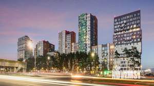 1-к квартира, строящийся дом, 55м2, 3/20 этаж