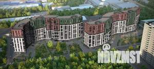 1-к квартира, строящийся дом, 35м2, 4/13 этаж