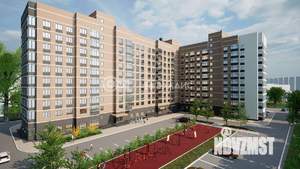 1-к квартира, строящийся дом, 33м2, 3/25 этаж
