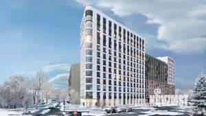 2-к квартира, строящийся дом, 61м2, 8/13 этаж