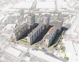 1-к квартира, строящийся дом, 37м2, 9/17 этаж