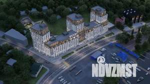 1-к квартира, строящийся дом, 47м2, 1/14 этаж