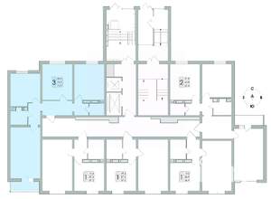 3-к квартира, вторичка, 76м2, 1/17 этаж