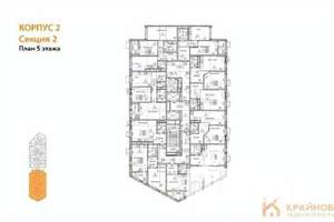 2-к квартира, вторичка, 63м2, 5/21 этаж