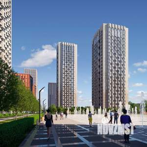 1-к квартира, строящийся дом, 41м2, 3/32 этаж