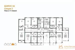 1-к квартира, сданный дом, 39м2, 16/17 этаж