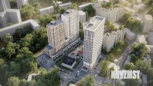 3-к квартира, строящийся дом, 72м2, 21/31 этаж