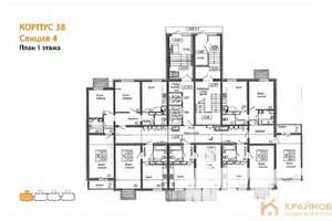 1-к квартира, вторичка, 37м2, 1/17 этаж