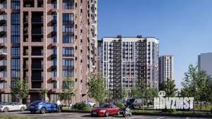 2-к квартира, строящийся дом, 45м2, 7/21 этаж