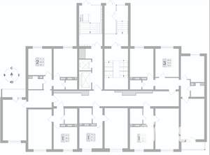3-к квартира, строящийся дом, 76м2, 1/17 этаж