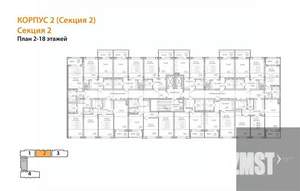 2-к квартира, вторичка, 65м2, 7/18 этаж