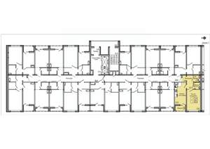 1-к квартира, вторичка, 47м2, 13/18 этаж