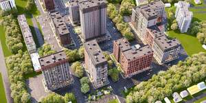 2-к квартира, строящийся дом, 72м2, 2/18 этаж