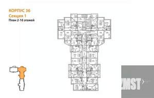 1-к квартира, вторичка, 43м2, 3/17 этаж