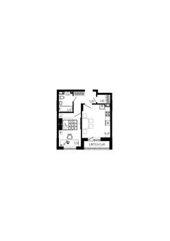 1-к квартира, строящийся дом, 38м2, 11/17 этаж