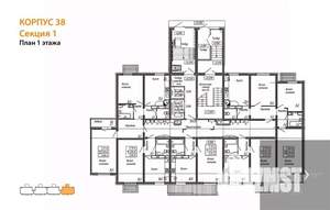 1-к квартира, вторичка, 37м2, 1/17 этаж