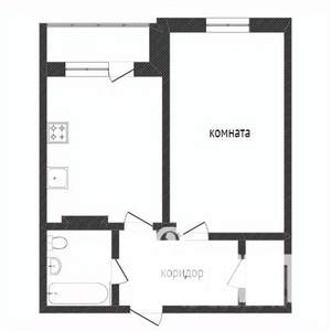 1-к квартира, вторичка, 37м2, 20/26 этаж