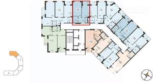 1-к квартира, вторичка, 38м2, 2/20 этаж