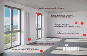 1-к квартира, вторичка, 57м2, 3/9 этаж