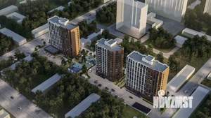 Студия квартира, строящийся дом, 17м2, 2/15 этаж