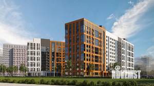 1-к квартира, строящийся дом, 40м2, 9/13 этаж