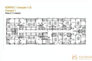 1-к квартира, вторичка, 41м2, 3/11 этаж