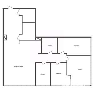 3-к квартира, вторичка, 200м2, 12/17 этаж