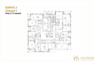 1-к квартира, строящийся дом, 45м2, 9/25 этаж
