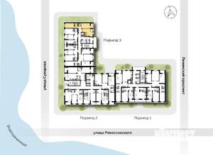 2-к квартира, вторичка, 60м2, 6/21 этаж