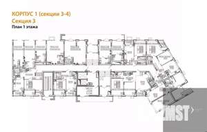 1-к квартира, вторичка, 52м2, 1/13 этаж