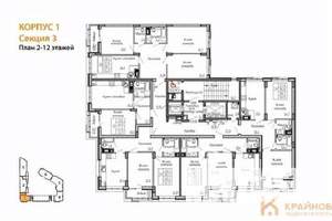 2-к квартира, вторичка, 59м2, 4/13 этаж
