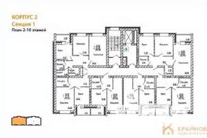 2-к квартира, вторичка, 60м2, 9/10 этаж