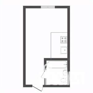 1-к квартира, вторичка, 12м2, 5/5 этаж