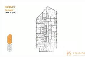 2-к квартира, вторичка, 60м2, 16/21 этаж