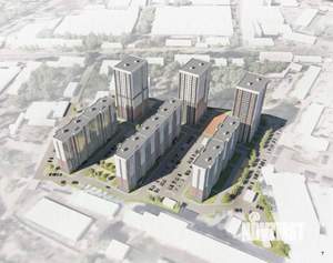 1-к квартира, строящийся дом, 37м2, 1/17 этаж