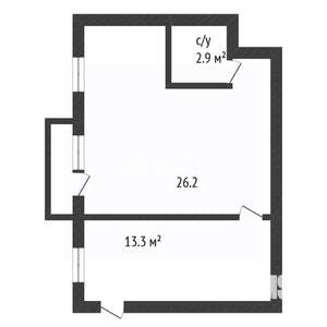 2-к квартира, вторичка, 44м2, 5/5 этаж