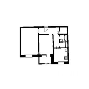 2-к квартира, вторичка, 54м2, 8/10 этаж