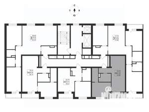 2-к квартира, вторичка, 43м2, 8/17 этаж