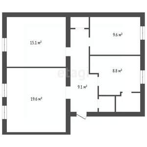 3-к квартира, вторичка, 67м2, 3/3 этаж
