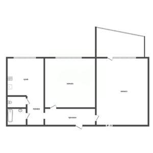 2-к квартира, вторичка, 52м2, 9/9 этаж