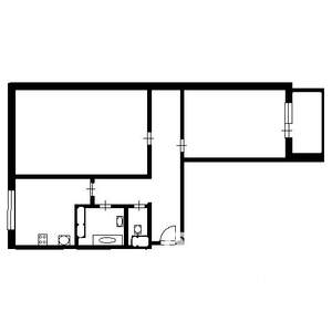 2-к квартира, вторичка, 55м2, 9/17 этаж
