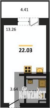 Студия квартира, вторичка, 22м2, 5/28 этаж