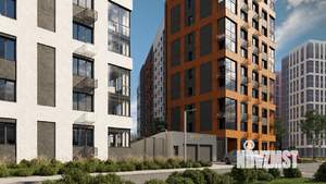 2-к квартира, строящийся дом, 50м2, 2/13 этаж