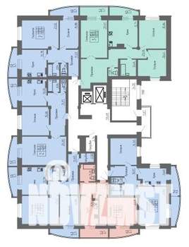 2-к квартира, вторичка, 66м2, 8/16 этаж
